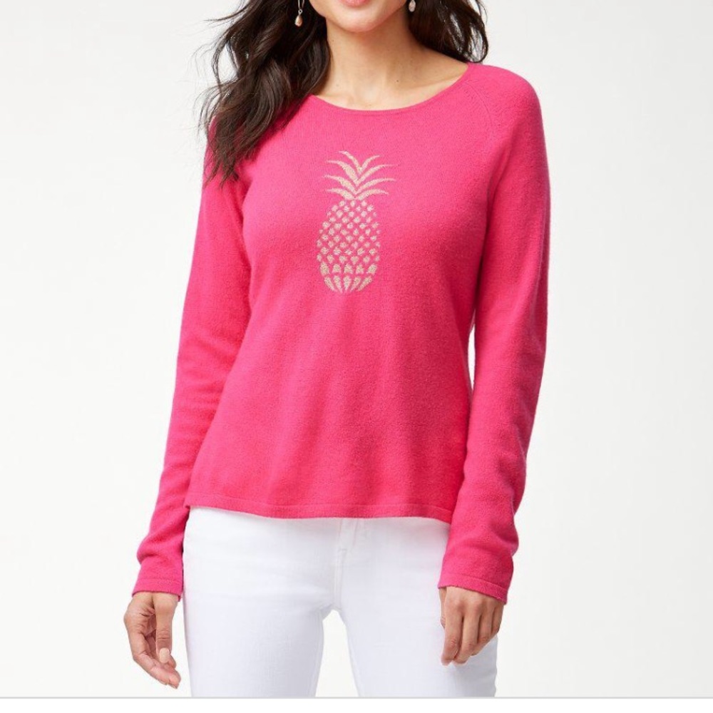 NWT Tommy Bahama “Serena Pineapple” sweater, S